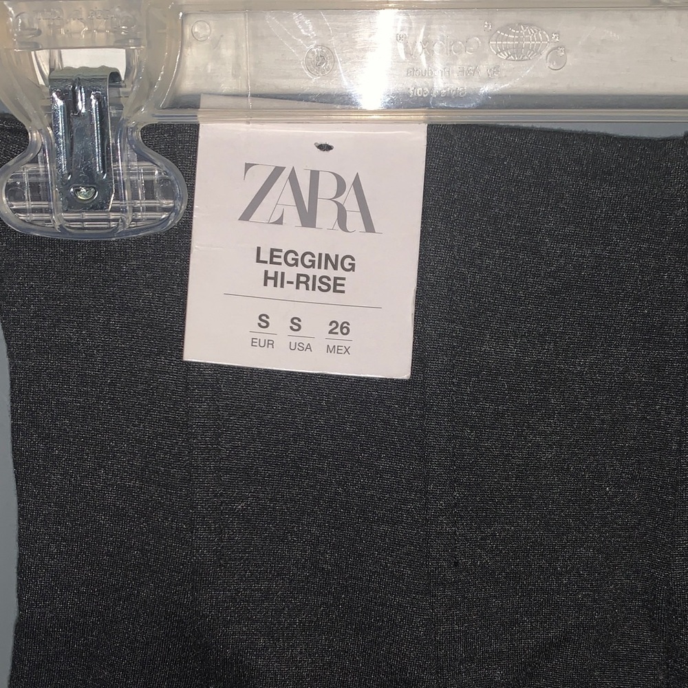 Zara Black High-Waisted Leggings - Picture 5 of 6